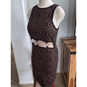 Forever 21 Textured Sweater Dress with Open Center Sz M & L